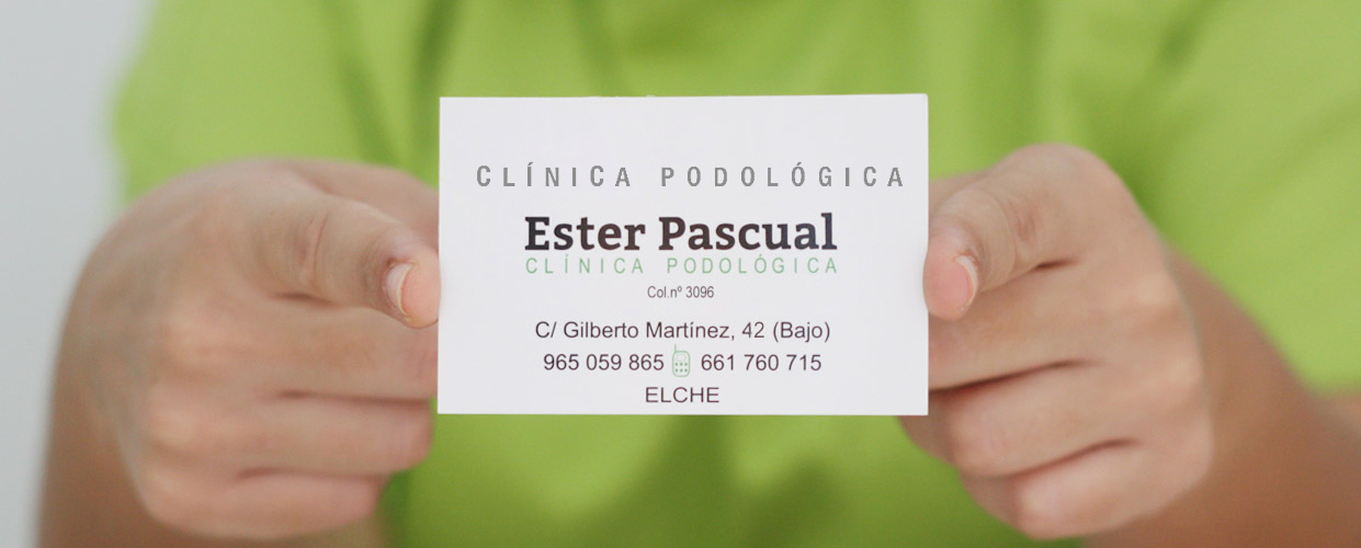 podología a domicilio en elche - podóloga Ester Pascual con servicio a domicilio